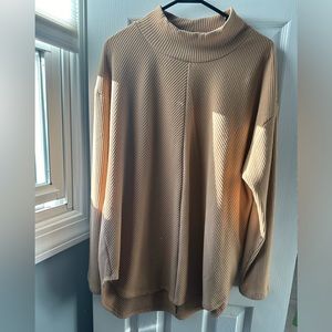 Ava & Viv Plus Size Long Sleeve Turtle Neck Shirt 1X